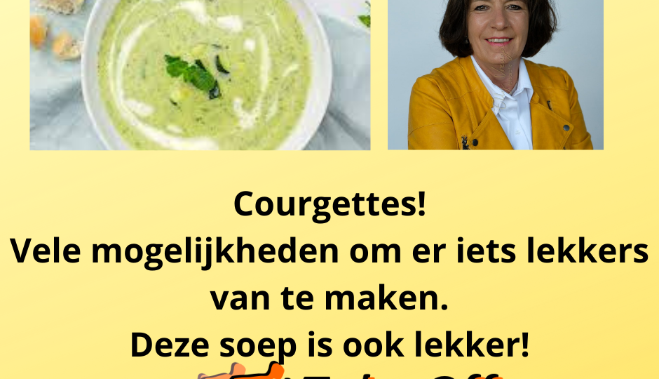 Courgettes soep